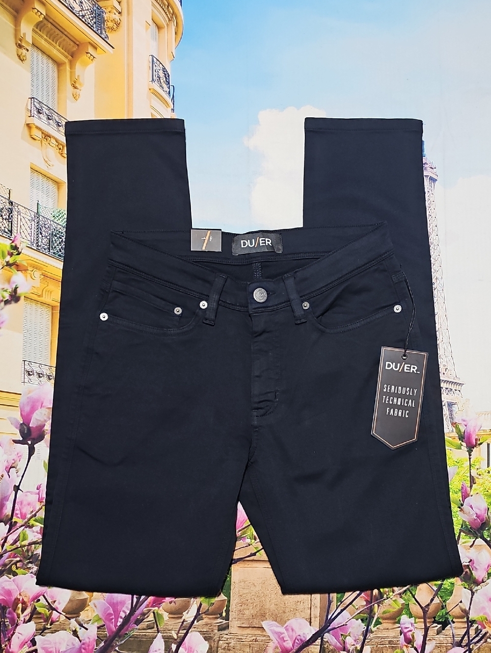 DU/ER Men's NX2 Slim Fit Navy Jeans Size 29x32